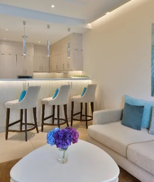 NH Collection Dubai The Palm interior view of  one bedroom apartment balcony