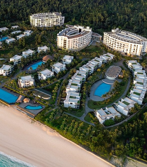 Meliá Danang Beach Resort aerial