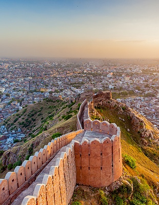 Panoramic view of Jodhpur’s blue city