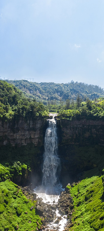 the Tequendama Falls (Salto del Tequendama) in Colombia