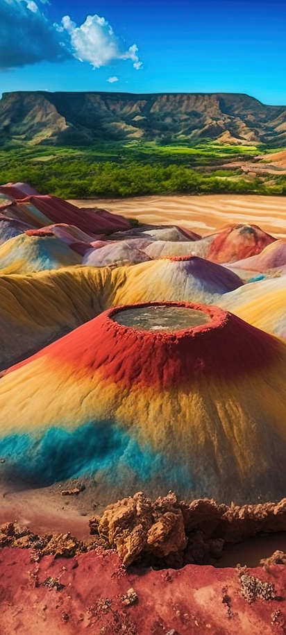 Mauritius seven colored earths
