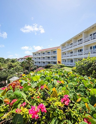 Aerial view of Pineapple Beach Club