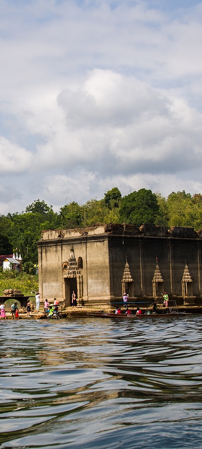 Underwater Temple in Thailand