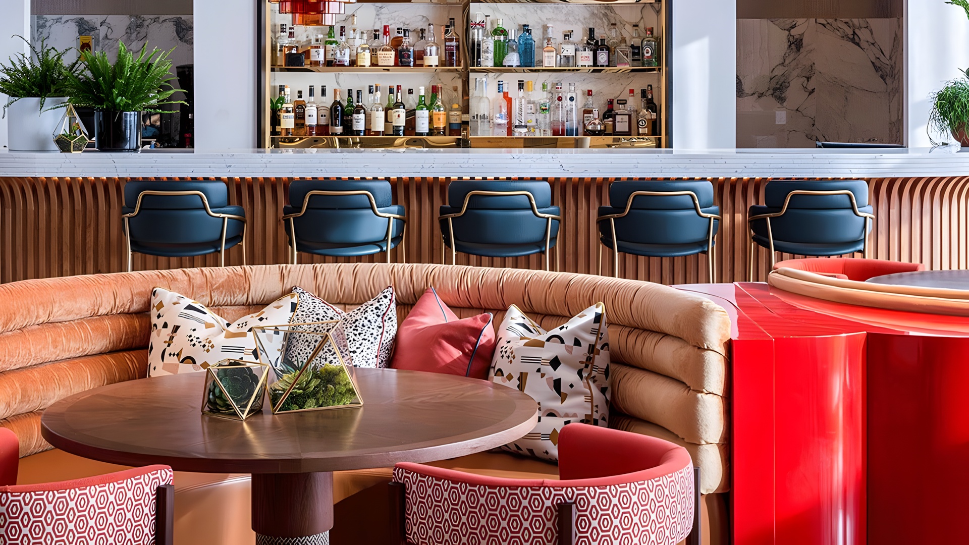 interior of The Lowry hotel Lounge & Bar