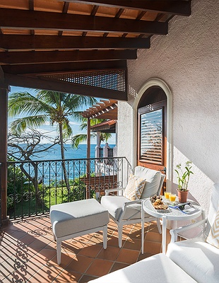 an aerial view of the Cap Maison Resort & Spa located in St. Lucia
