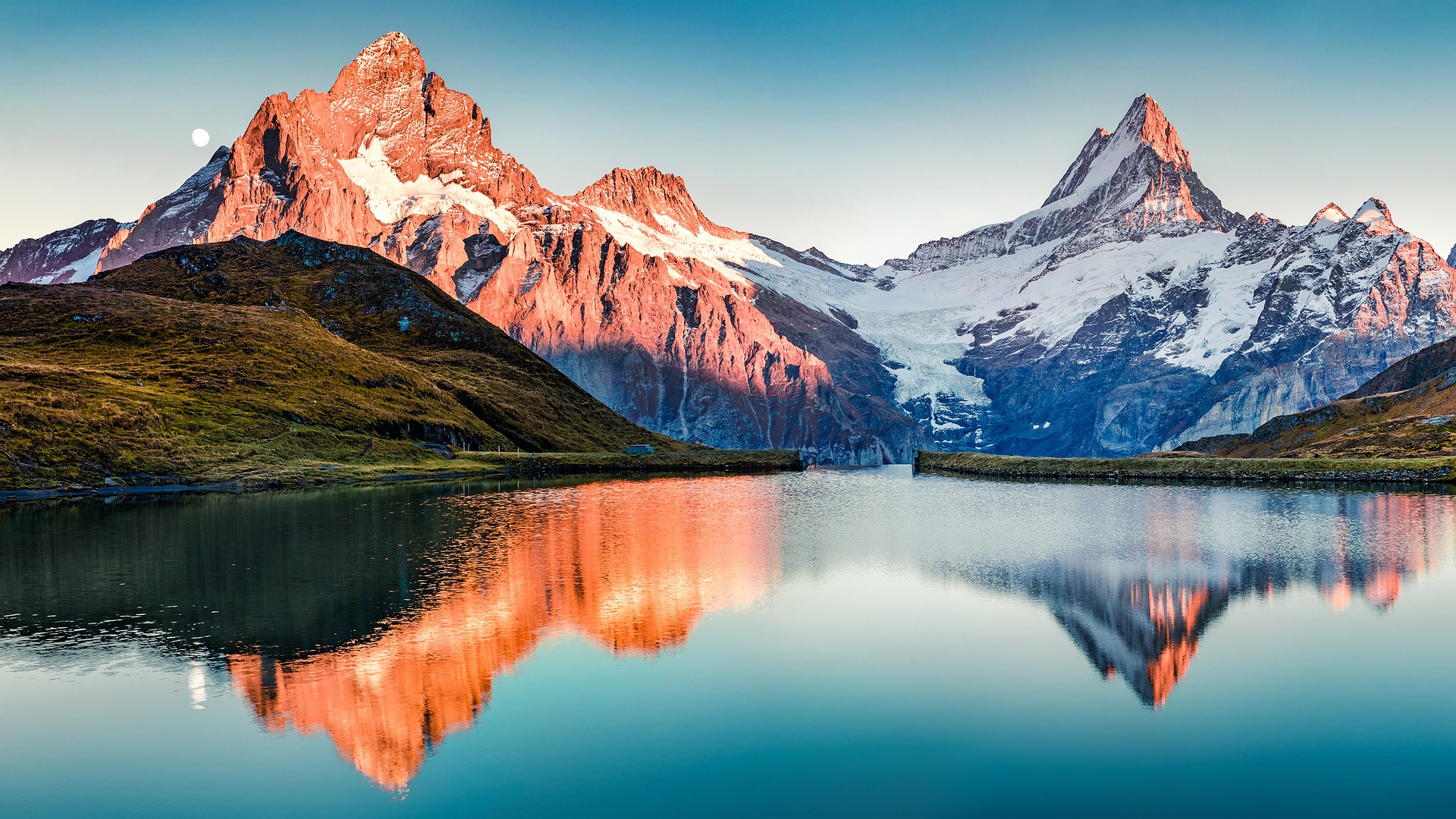 serene landscape in Grindelwald, Switzerland