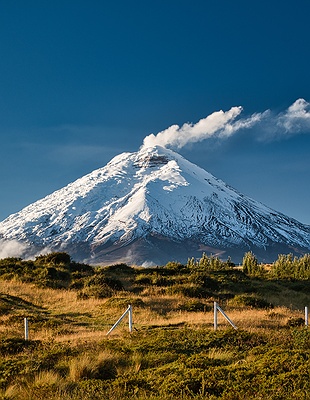 Cotopaxi mountain in Ecuador