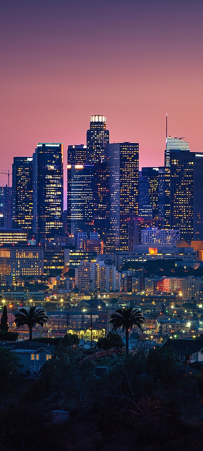Los Angeles night view