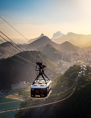 Ipanema Beach in Rio de Janeiro, Brazil