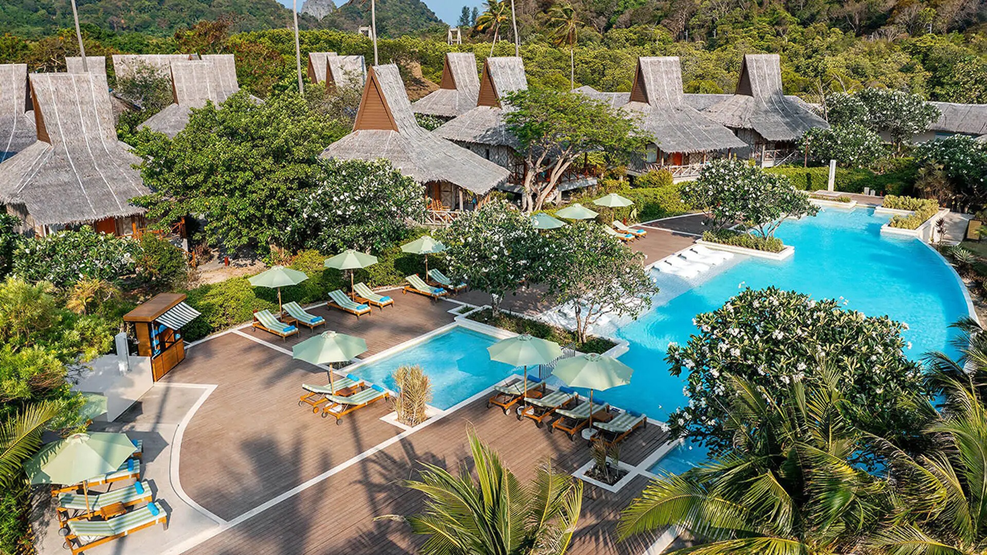 the SAii Phi Phi Island Village resort in Thailand, located on Loh Ba Gao Bay in the Phi Phi Islands