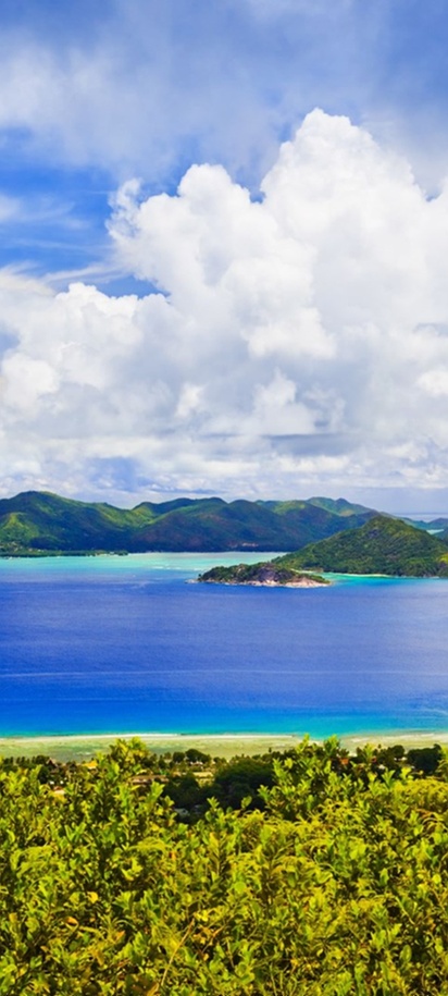 Praslin Island in Seychelles
