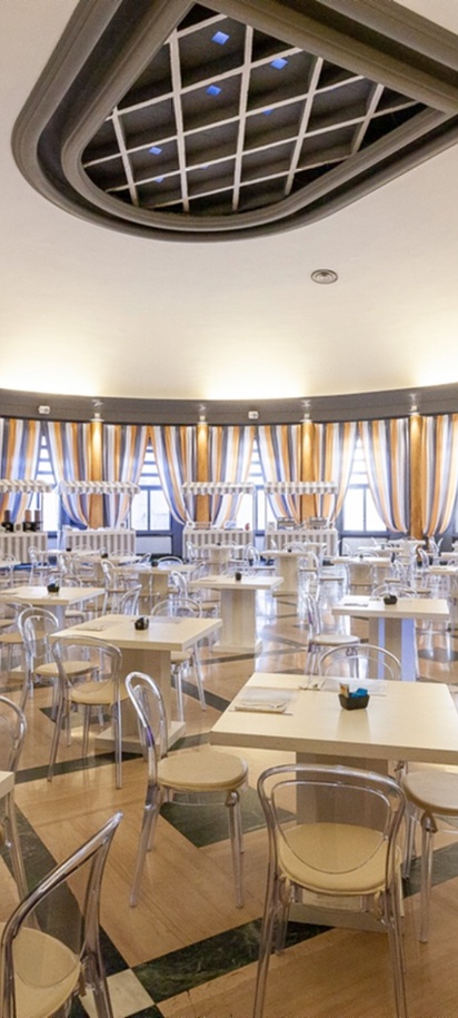 dining area within the TH Roma - Carpegna Palace Hotel in Rome, Italy