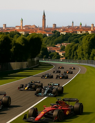 Monza Grand Prix car racing
