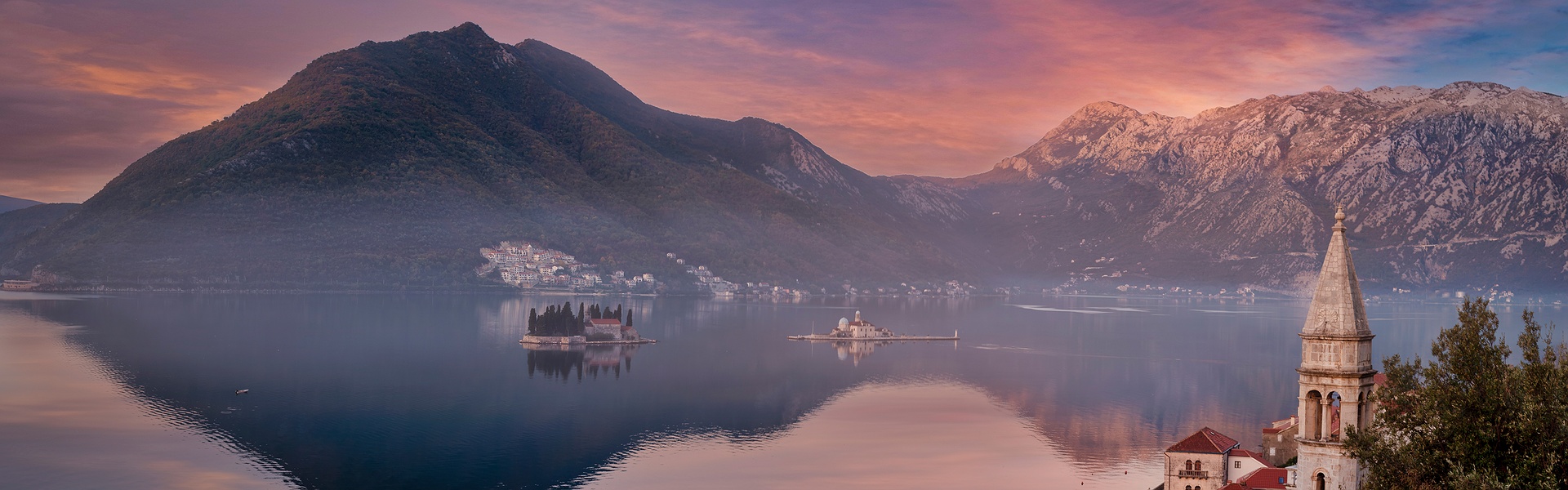 Bay of Kotor in Montenegro