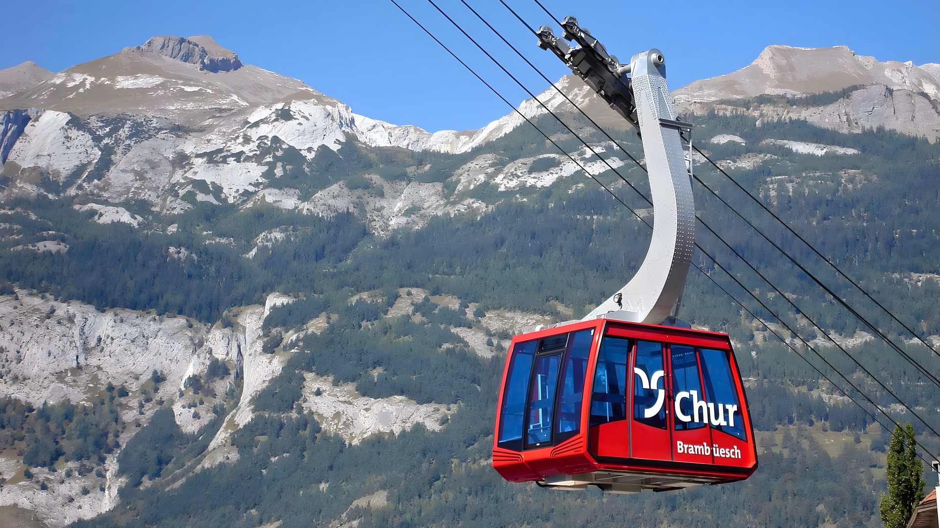 cable car cabin in Chur