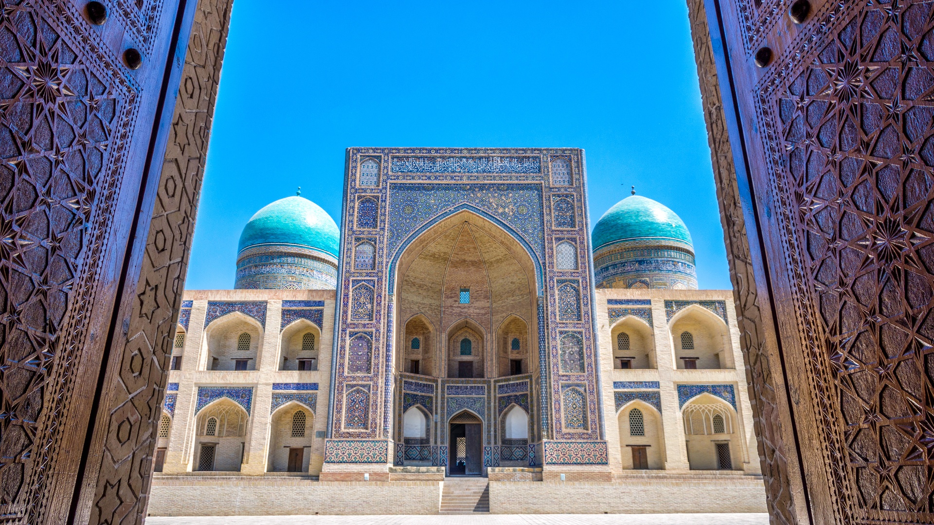 Mir-i-Arab Madrasa in Bukhara, Uzbekistan