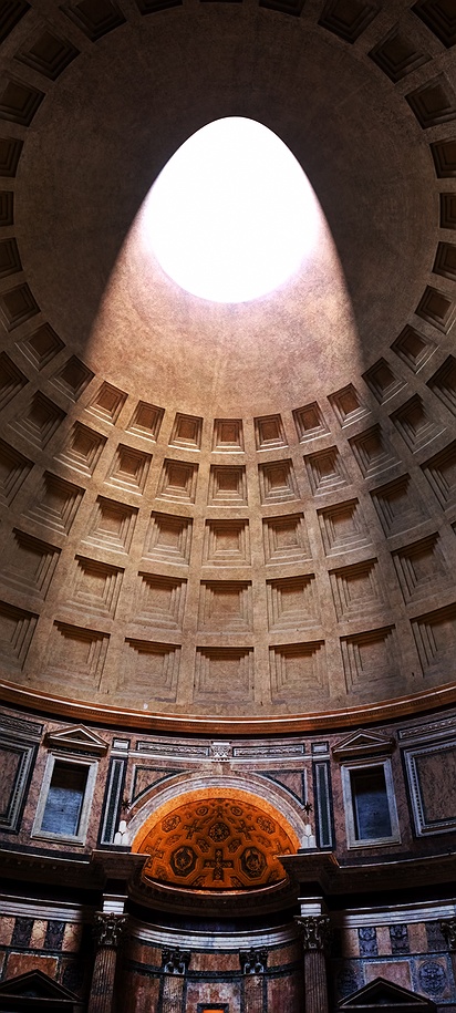 interior of the Pantheon in Rome