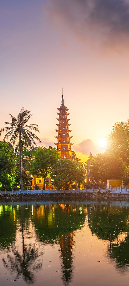 Trấn Quốc Pagoda in Vietnam