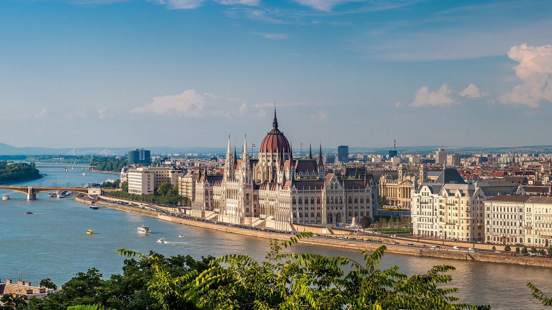 Hungarian Parliament Building in Budapest