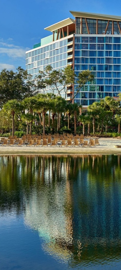 Full view of Walt Disney World Swan Reserve