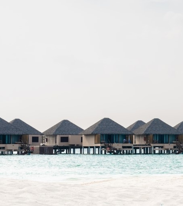Adaaran Prestige Vadoo overwater villas shot
