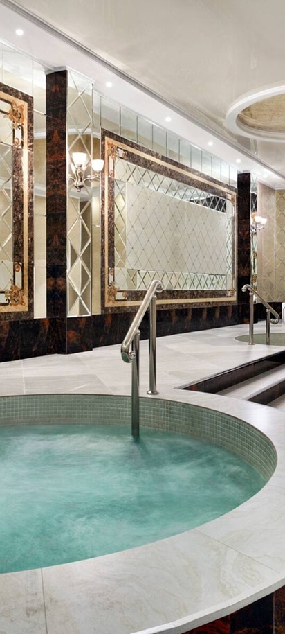 the spa and wellness area at the Ramada by Wyndham Shymkent hotel