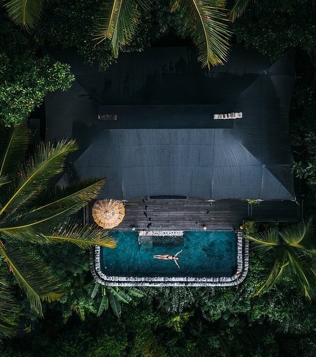 Capella Ubud Bali pool view