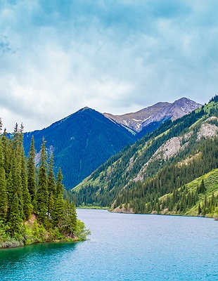 Kolsay Lakes National Park in Kazakhstan