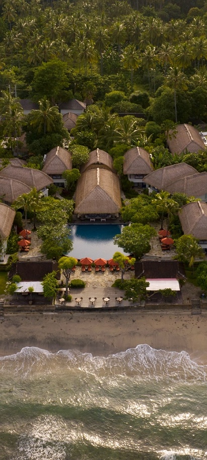 Sudamala Resort Senggigi aerial view