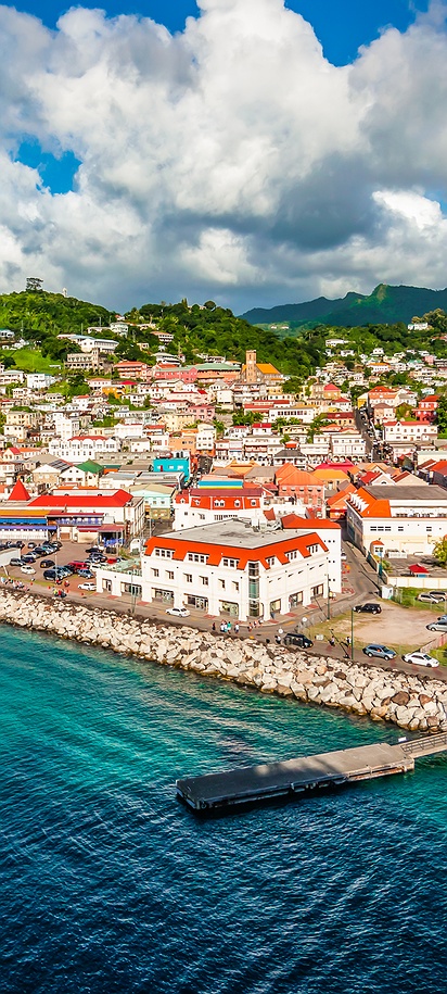 St. George's aerial view