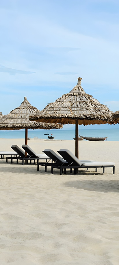 beach view at Boutique Hoi An Resort in Vietnam