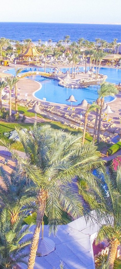 Aerial  view of Parrotel Beach Resort
