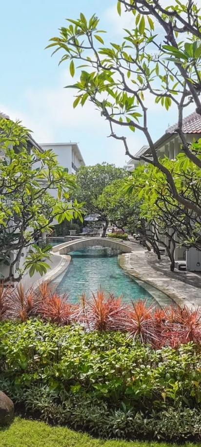 the Away Bali Legian Camakila Resort in Bali, Indonesia