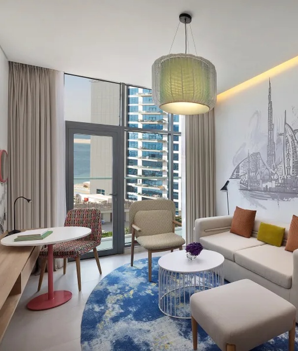 NH Collection Dubai The Palm se view suite room interior