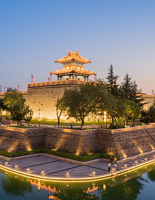 the Sanxian Mountain Scenic Area in Penglai, Yantai, Shandong, China