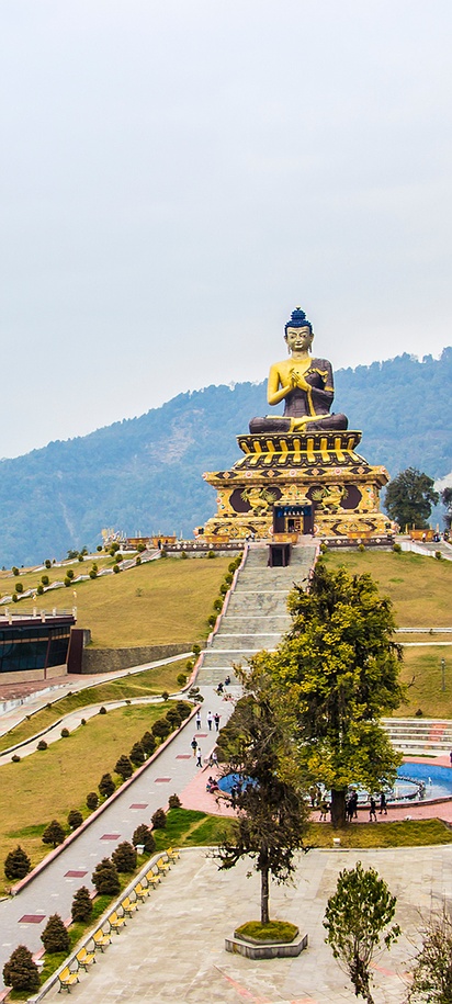 Buddha Park in Ravangla, Sikkim, India