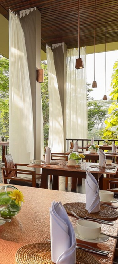 Dining at Maya Ubud Resort and Spa