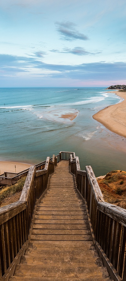 Onkaparinga River at Port Noarlunga, South Australia