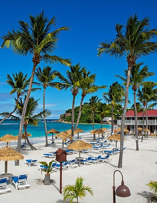 Aerial view of Pineapple Beach Club