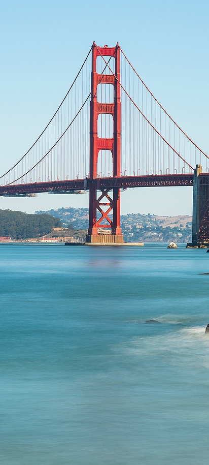 Golden Gate Bridge in San Francisco, California
