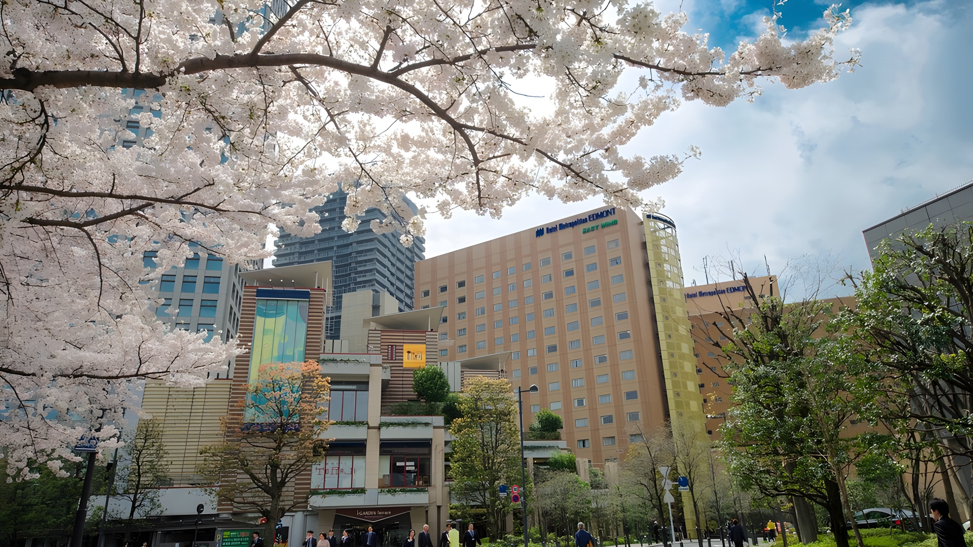 Exterior view of Hotel Metropolitan Edmont Tokyo
