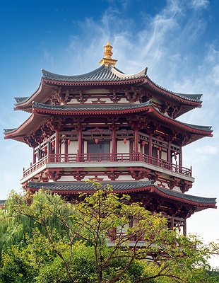 Bell Tower of Xi'an in China
