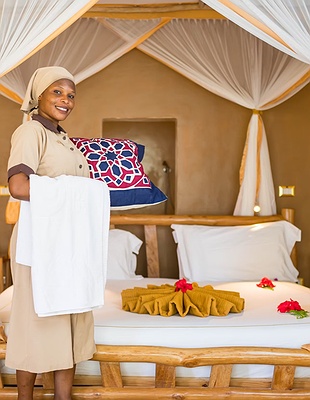 Aerial view at GOLD Zanzibar beach house and spa