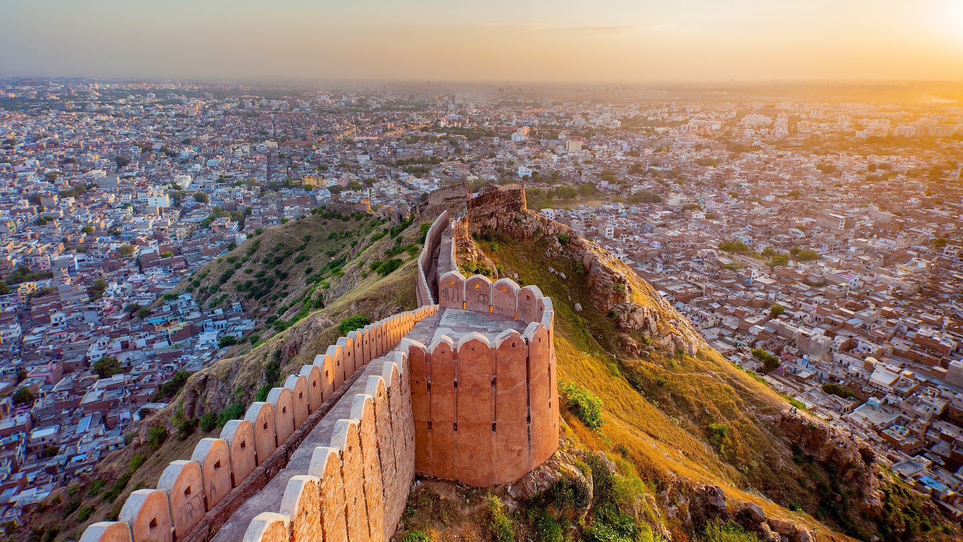 Nahargarh Fort in Jaipur, Rajasthan, India