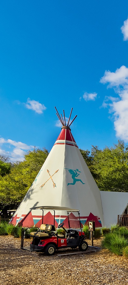 the Luxe Teepees at the Westgate River Ranch Resort & Rodeo in Florida