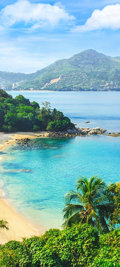 Laem Singh Beach in Phuket, Thailand
