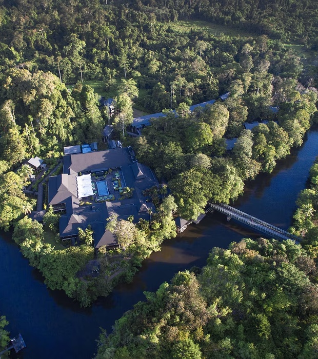 Aerial view of Mulu Marriott Resort & Spa