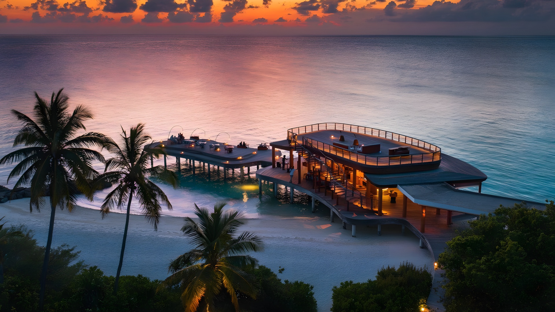 Sirru Fen Fushi night view
