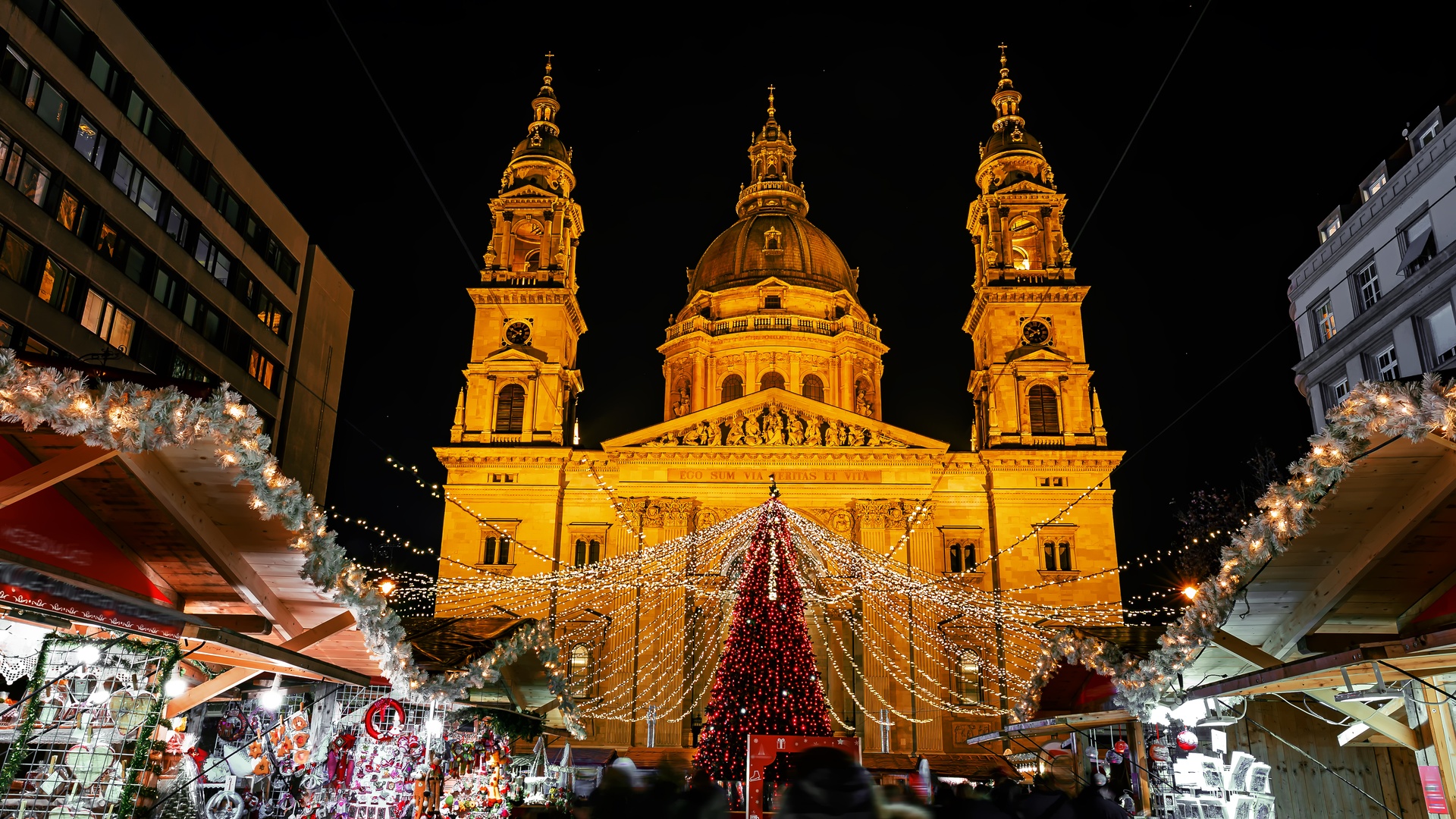 Budapest Christmas market decoration