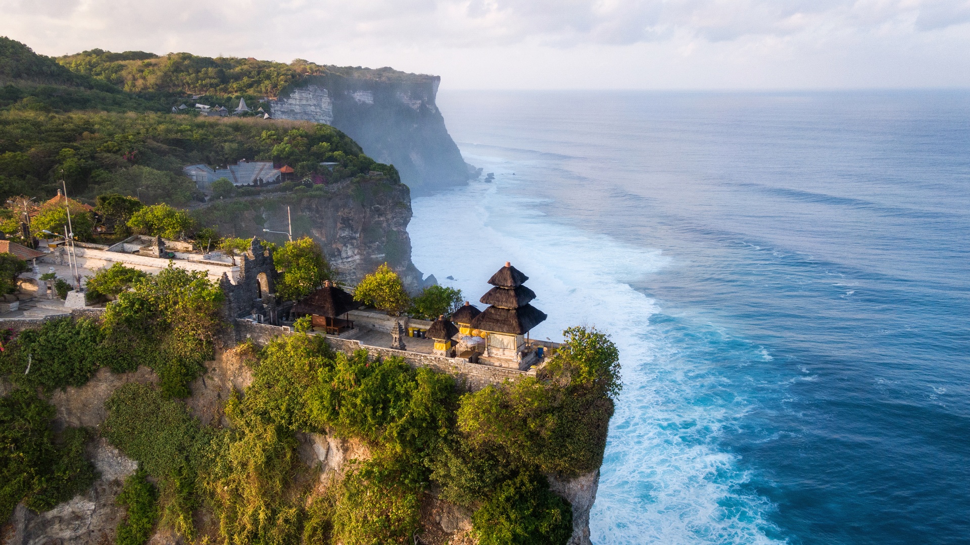 the Uluwatu Temple (Pura Luhur Uluwatu)